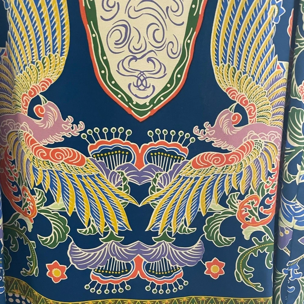 Anthropologie Silk Boho Dress - Picture 10 of 13